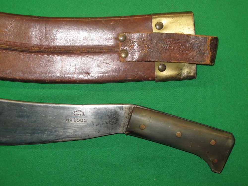 US Army Issue 1st Model Collins Sword Machete Knife