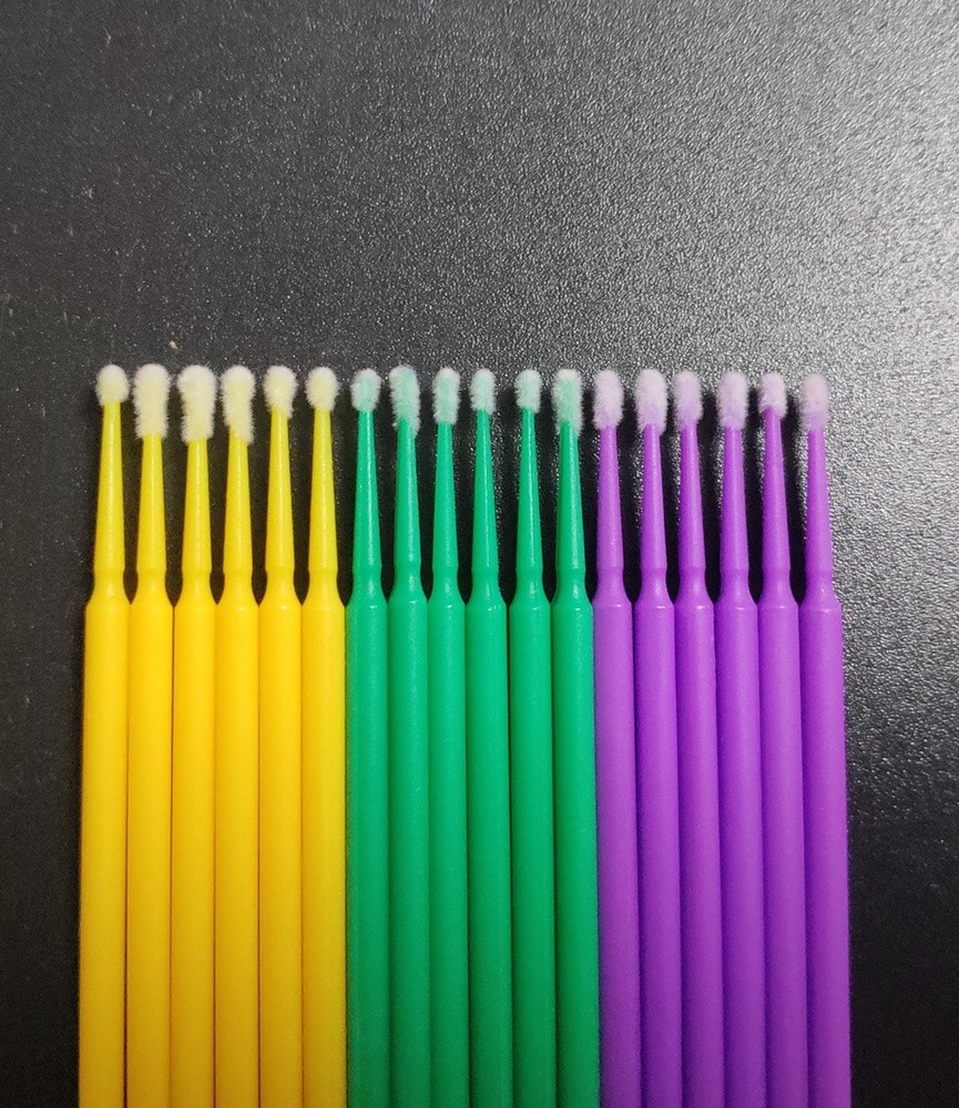 500 Micro Brushes Applicators Microbrush Dental (Regular, Fine, Super Fine) Eye