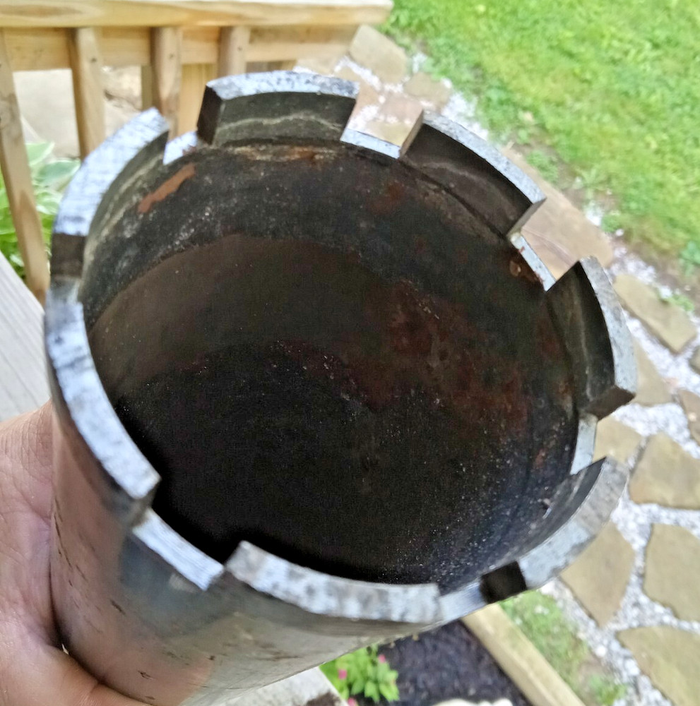 Wet Diamond Core Drill Bit, 3" x 17"