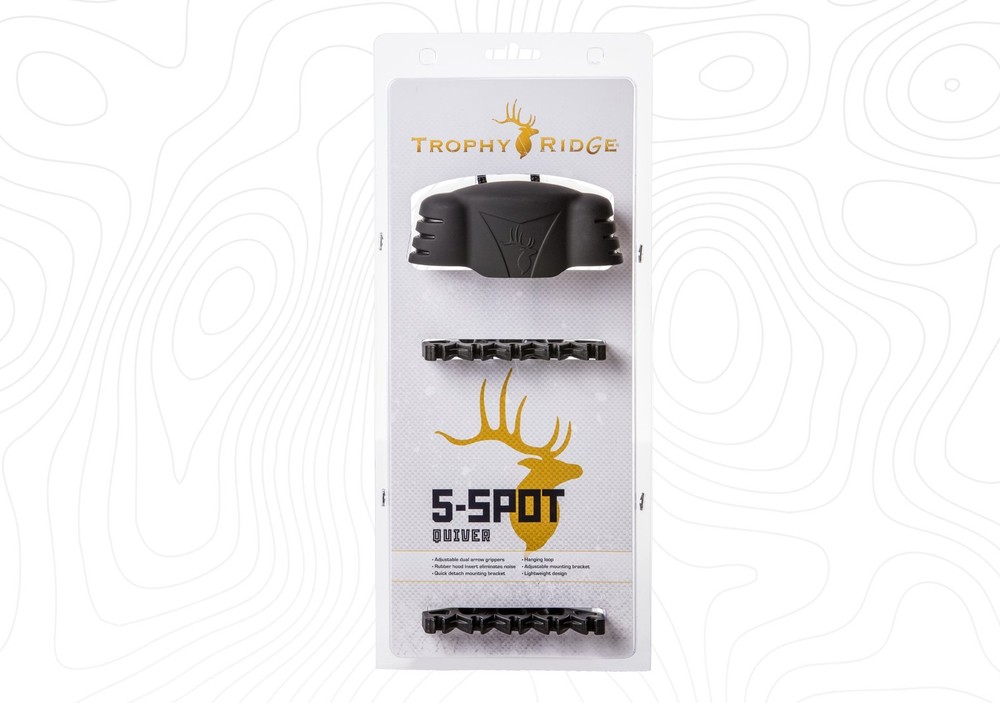 5-Spot Archery Arrow Quiver, Black