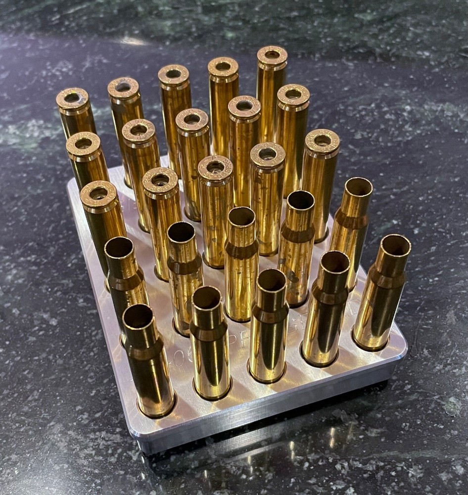 .270 Winchester Reloading Block / Tray Precision CNC Machined