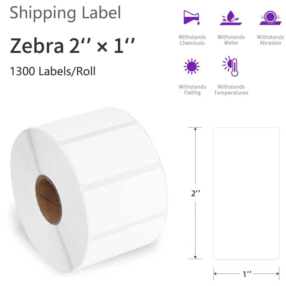 Direct Thermal Shipping Labels 2x1 2x2 4x6 3x1 3x2 4x3 2.25x1.25 4x2 2.625x1