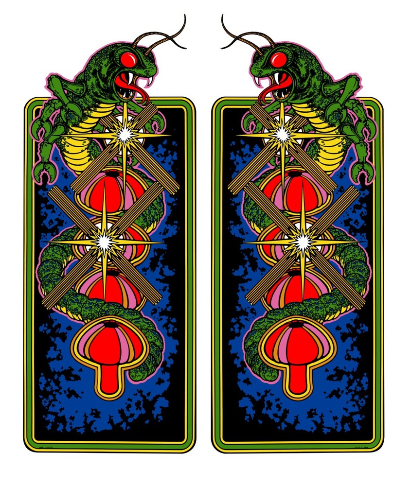 Centipede Arcade Side Art Arcade Cabinet Graphics