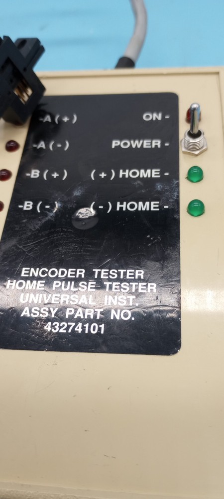 UNIVERSAL INSTRUMENTS 43274101 ENCODER TESTER BOX