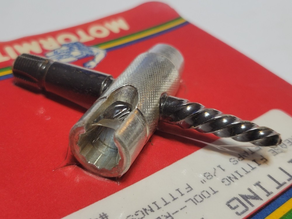 Grease Fitting Multi-Tool 1/8" NPT Install Remove Extract & Rethread Retap ⅛"-27