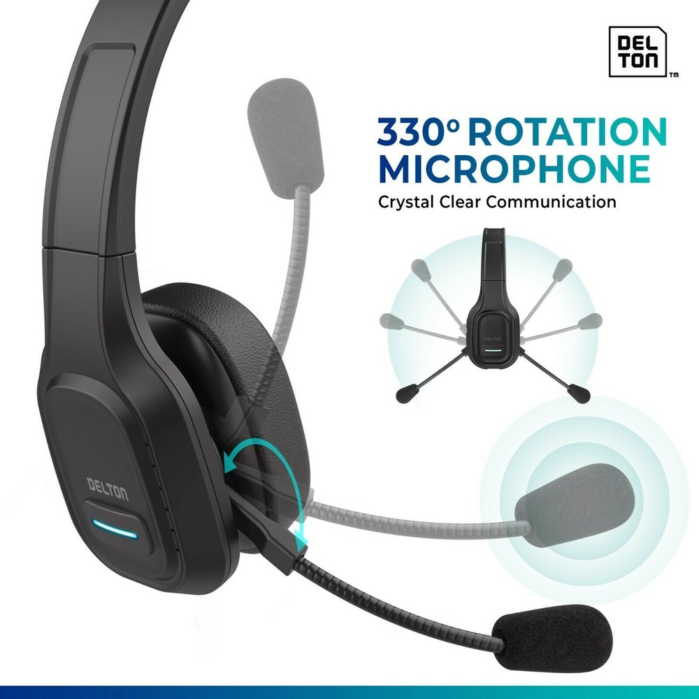 Delton Professional Wireless Computer Headset with Mic