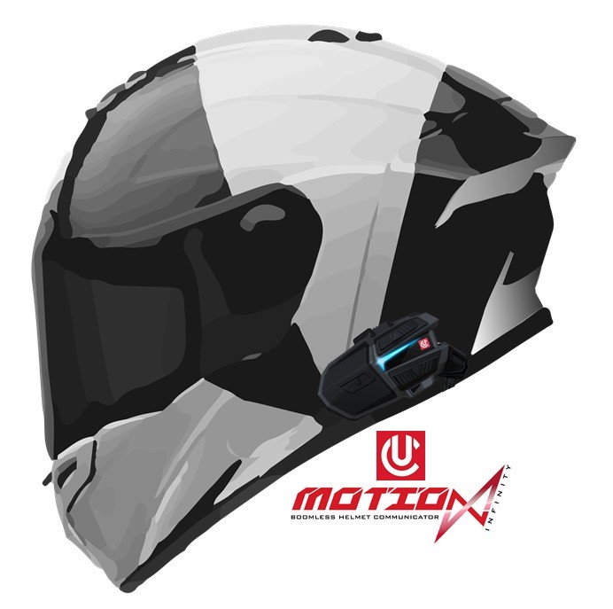 UCLEAR Motion Infinity Dual Bluetooth Helmet Communicator System 180511