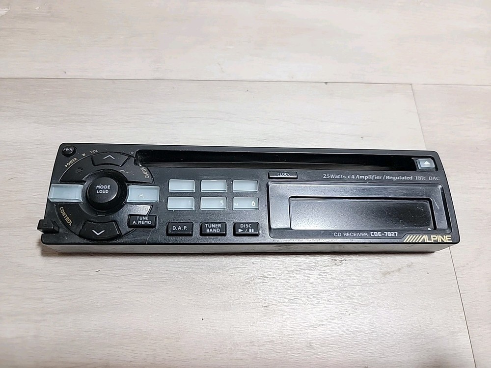 ALPINE CDE-7827 Replacement Faceplate