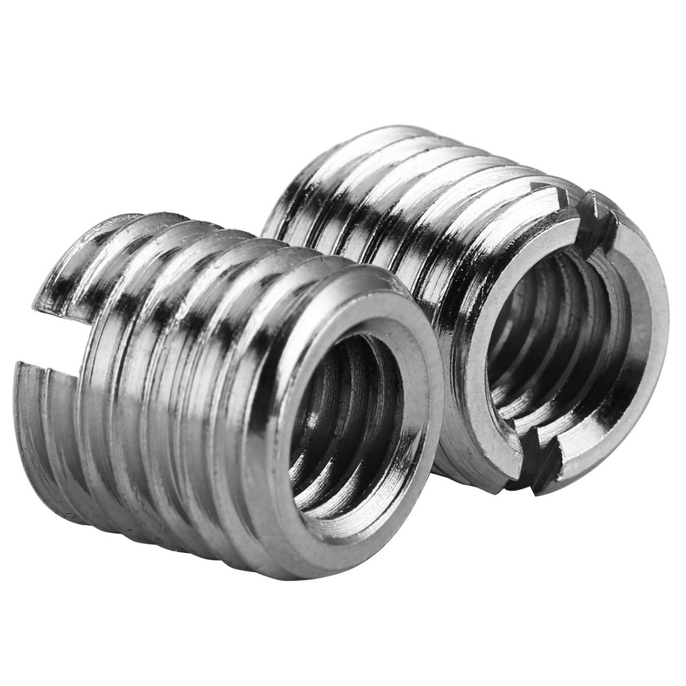 10Pcs Self Tapping Thread Insert, Externally Threaded Insert Inner M8 X 1.25 Out