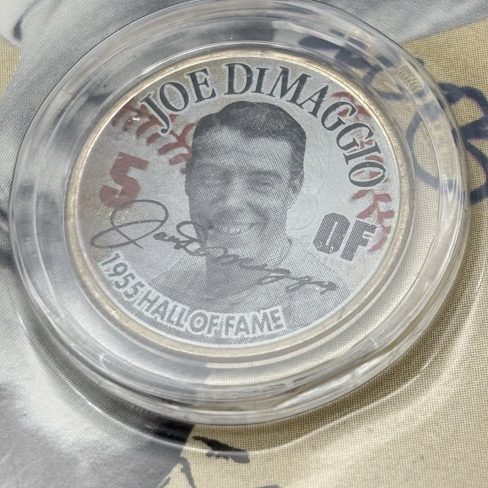 Merrick Mint Baseball Colorized Quarter Coin JOE DIMAGGIO NY Yankees Legend