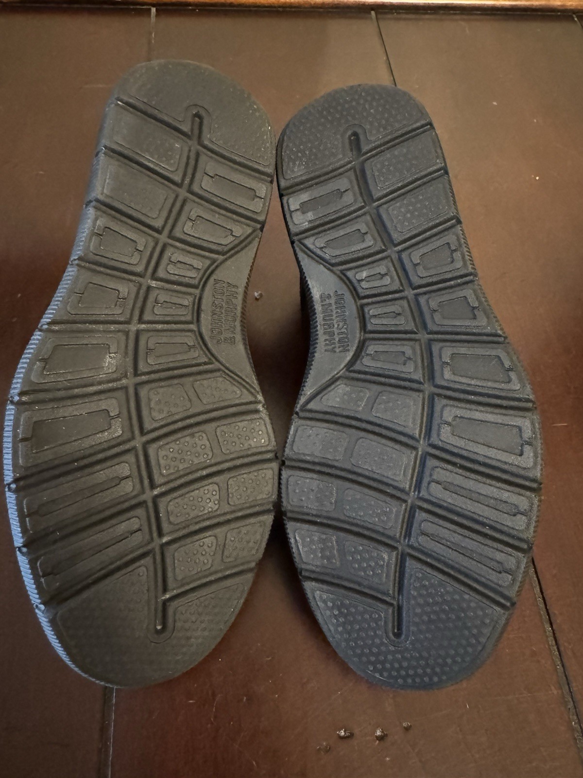 Johnston & Murphy Black Leather Lace Up Derby Dress Shoes28-8381 Boys Sz 12.5