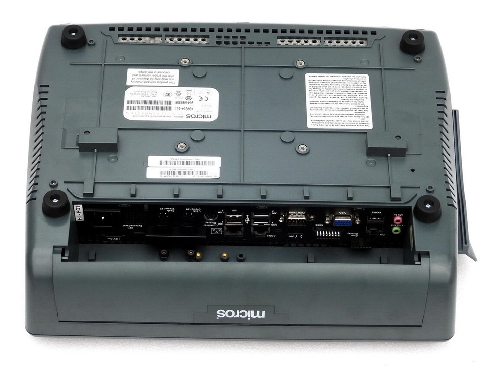NOS MICROS WORKSTATION 5A SYSTEM UNIT DIGITAL DISPLAY TOUCHSCREEN POS COMPUTER
