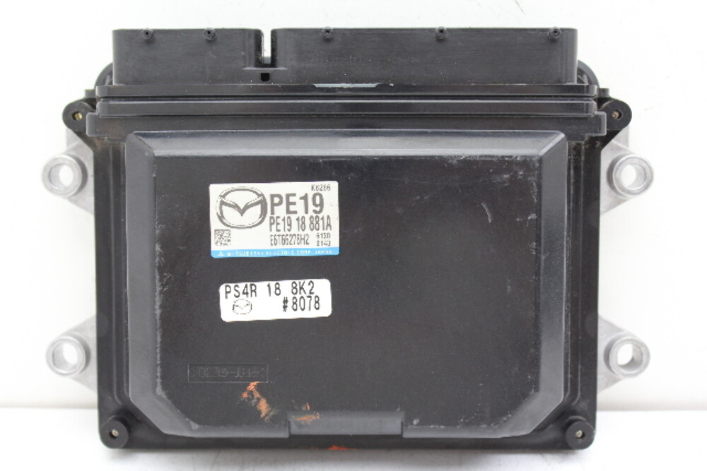 14 Mazda 3 PE19 18 881A Computer Brain Engine Control ECU ECM EBX Module