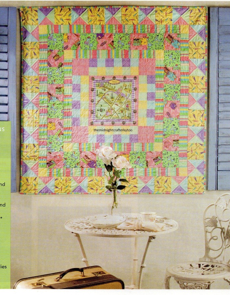 Off To Paris Quilt Pattern Pieced SP