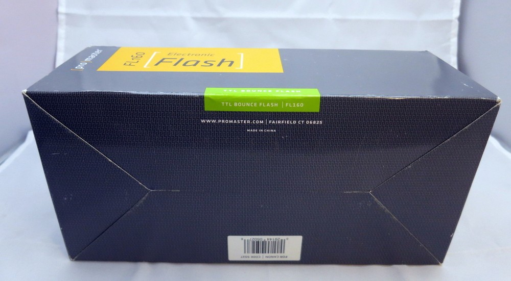 Empty BOX only for Promaster FL160 TTL Bounce Flash