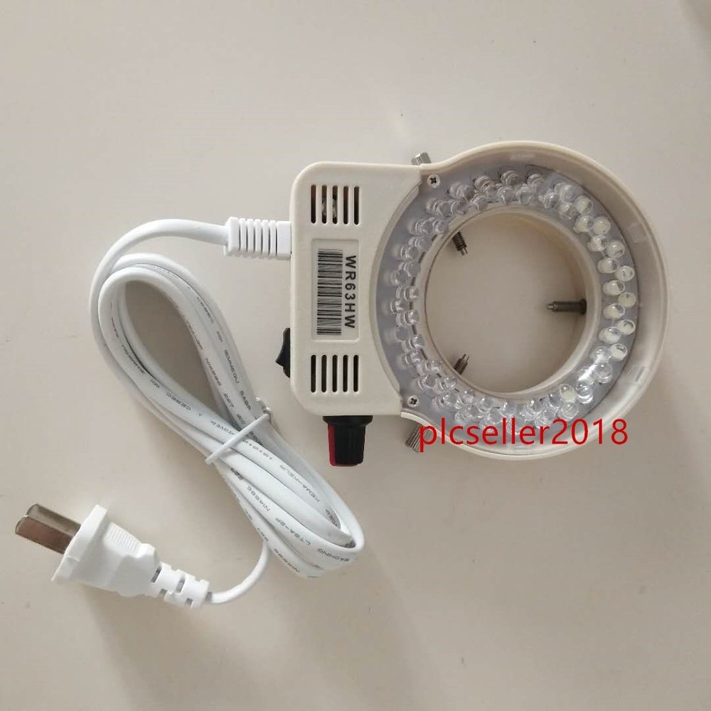 56 LED Adjustable White LED Ring Light Illuminator for Nikon Olympus Microscope