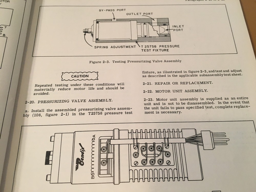 Bendix Temperature Datum Valve PB-A2 Overhaul Manual
