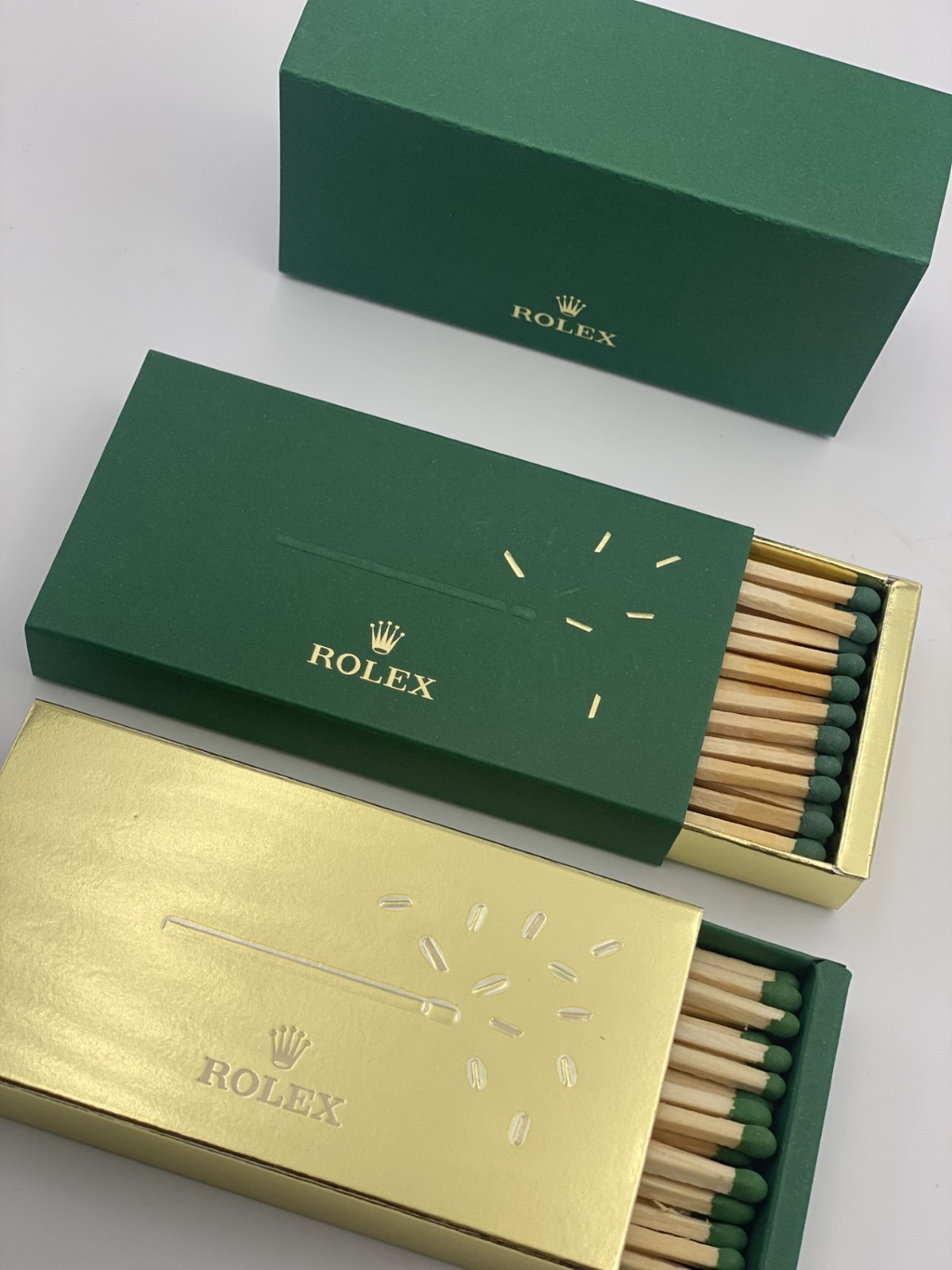 Rolex Wooden Matches ~ NEW