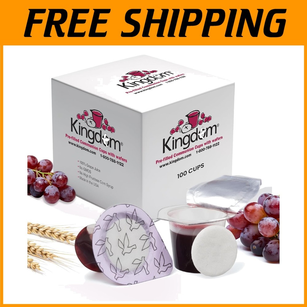 Prefilled Communion Cup 100 ct for Hospitals & Camps