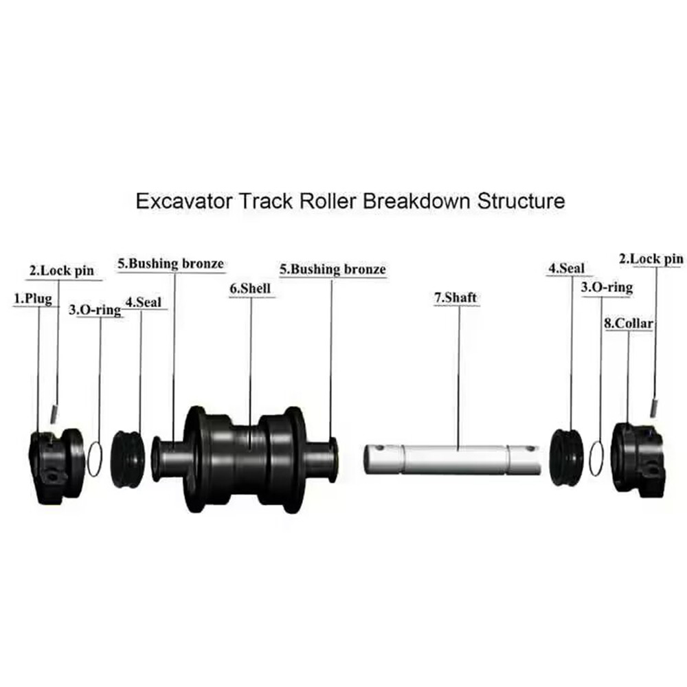 Track Roller Bottom Roller FOR Case CX36B Excavator Undercarriage Heavy Duty