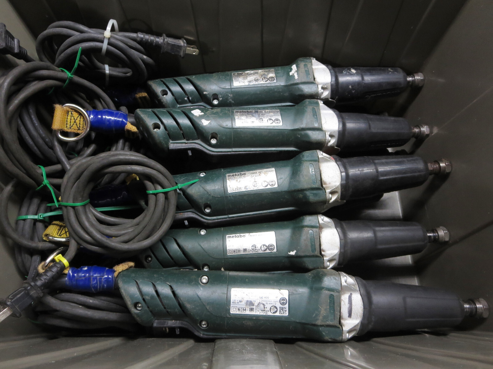 1 Ea. Metabo GP400 Die Grinder w/ Tool Lanyard 25,000 RPM 120v 3.5A 2 in.