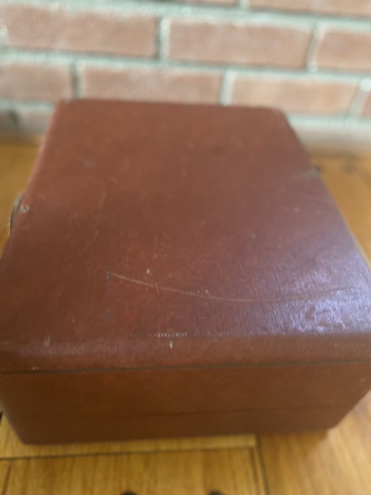 Vintage Hudson wood record player box