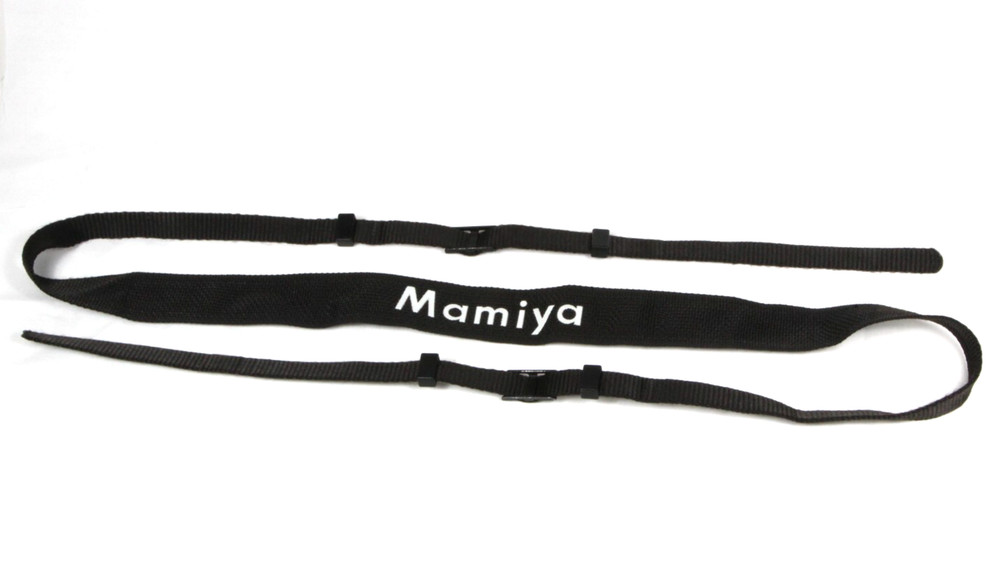 Mamiya Genuine Black / White Camera Neck / Shoulder Strap
