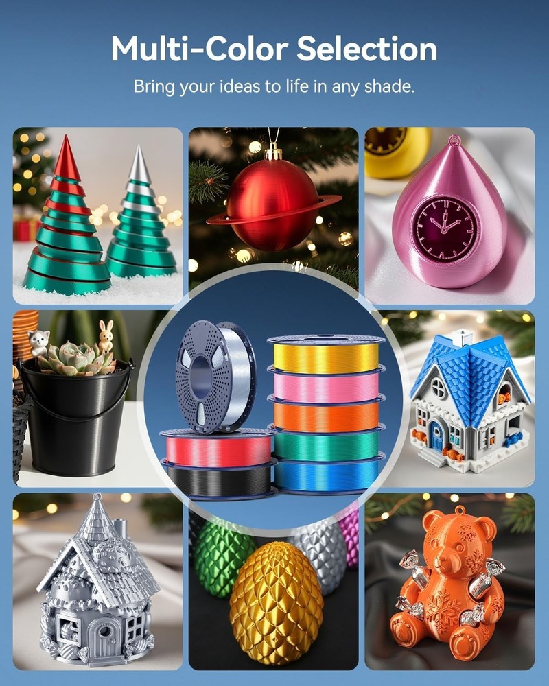 JAYO 8 Color PLA Filament Bundle Multicolor 3D Printer 1.75mm Individually