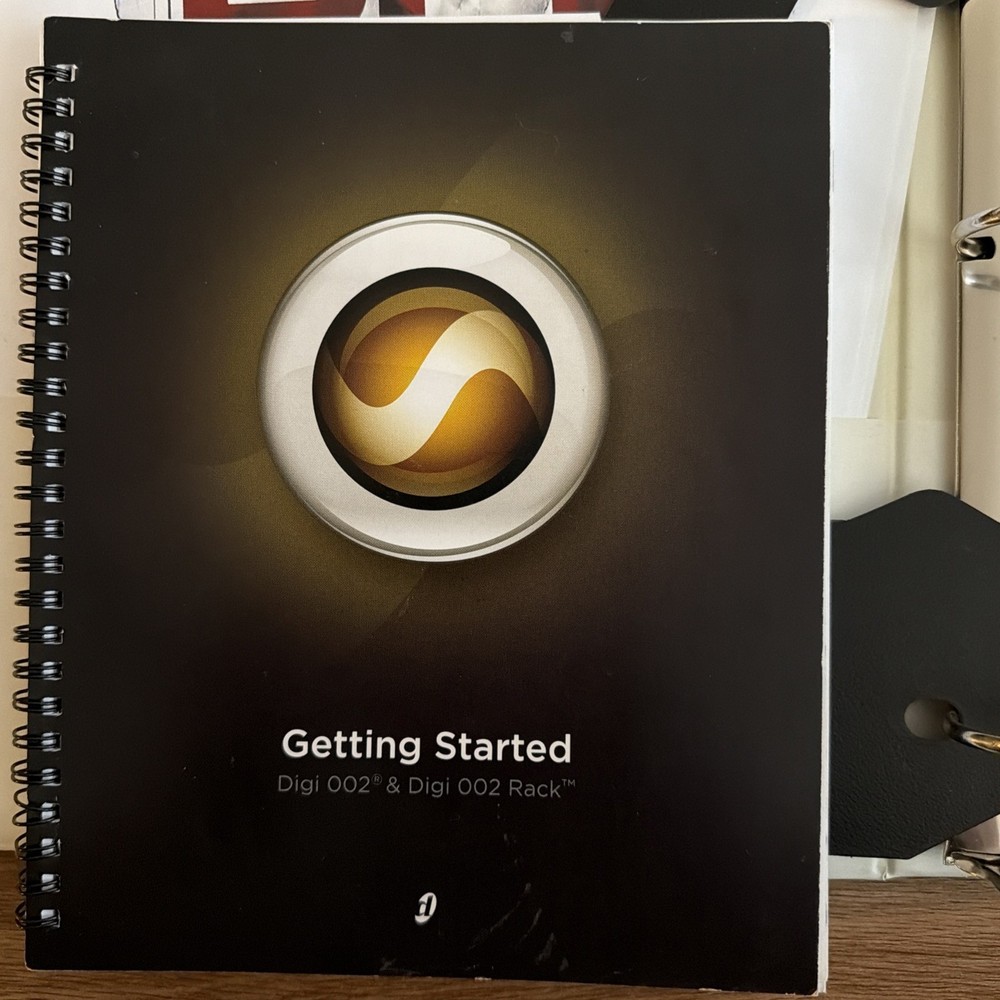 Digidesigns Getting Started Manual Digi 002 & Digi 002 Rack & Reason Adapted Etc