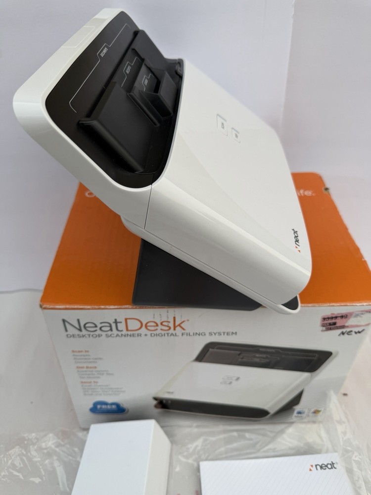 Neat Desk ND-1000 Desktop Receipt Document Scanner Digital Filing System Mac/PC