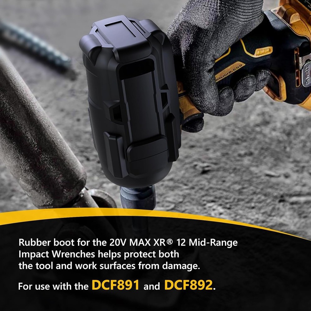 Flexible Silicone 20V Max Cordless Protective Boot for Easy Tool Management