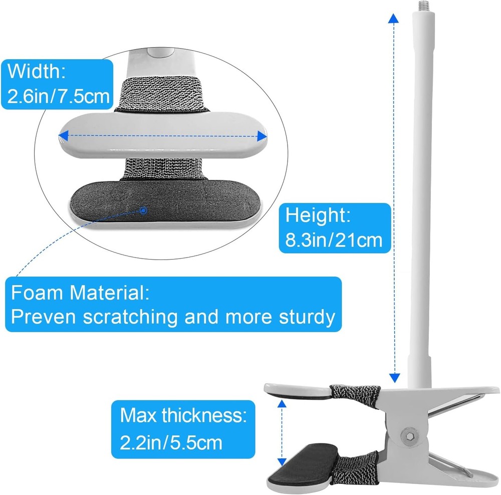 2Pack Flexible Clamp Mount Compatible with Arlo Cam, Pro/Pro White