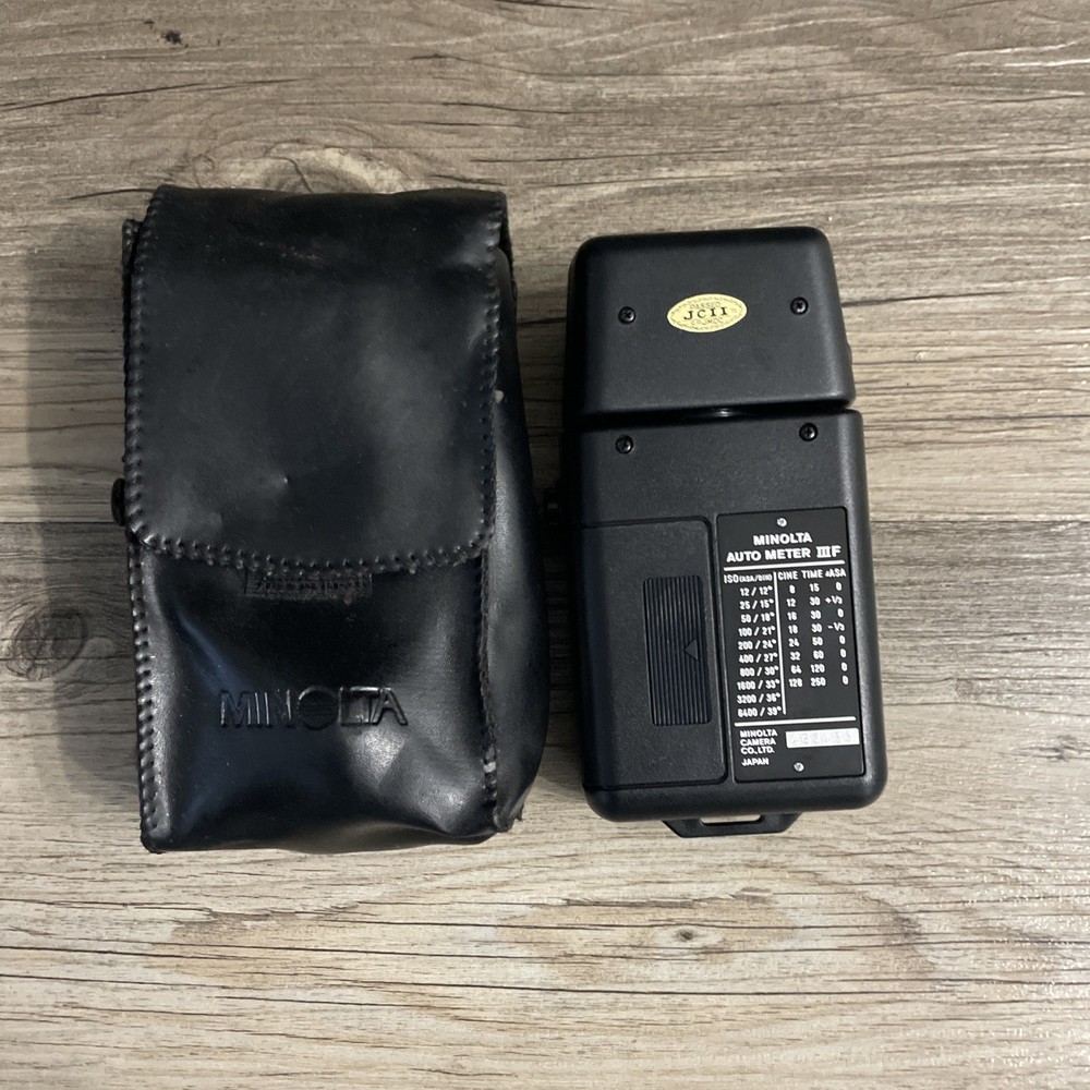 Minolta Auto Meter III F Light Exposure Meter Case