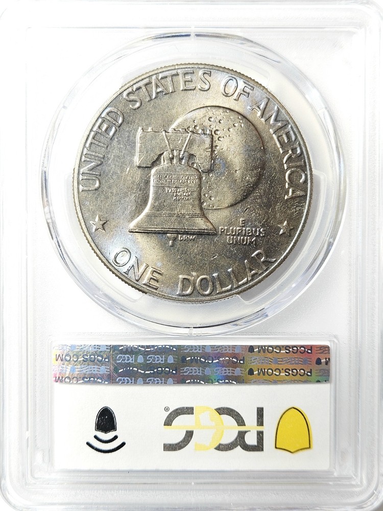 1976-D PCGS MS66 Type 2 Toned Eisenhower Dollar