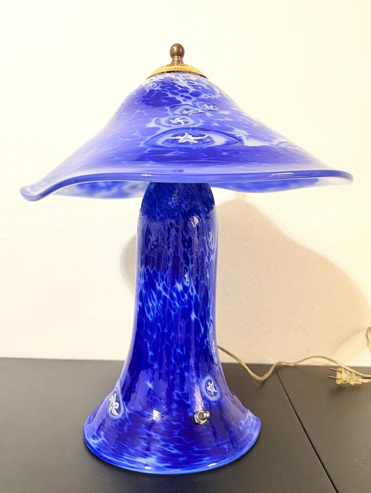 Nicholson table lamp blown glass