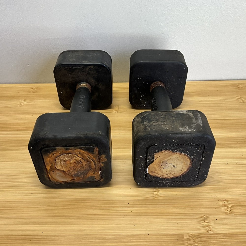Vintage Reebok 10 Pound Dumbbells/2