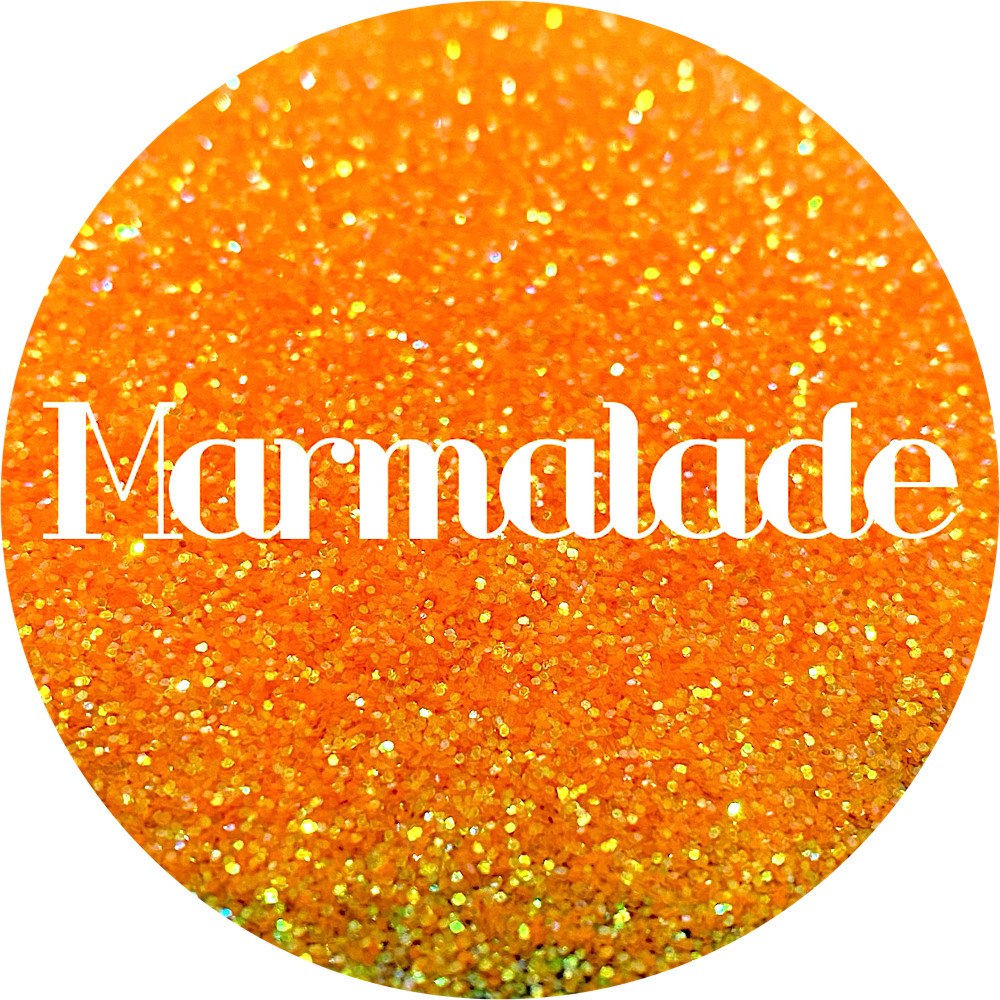 Premium Polyester Glitter - Orange Iridescent