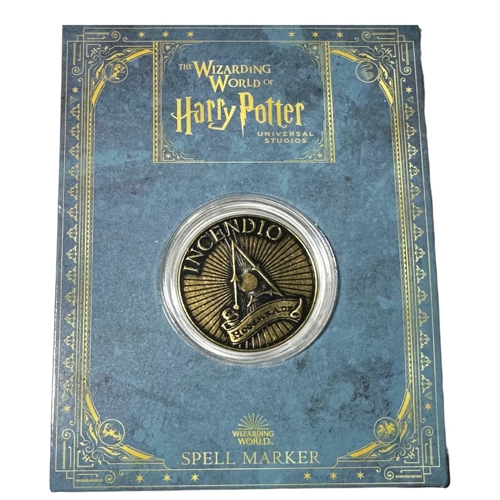 Universal Studios Harry Potter Hogsmeade Spell Marker - Incendio