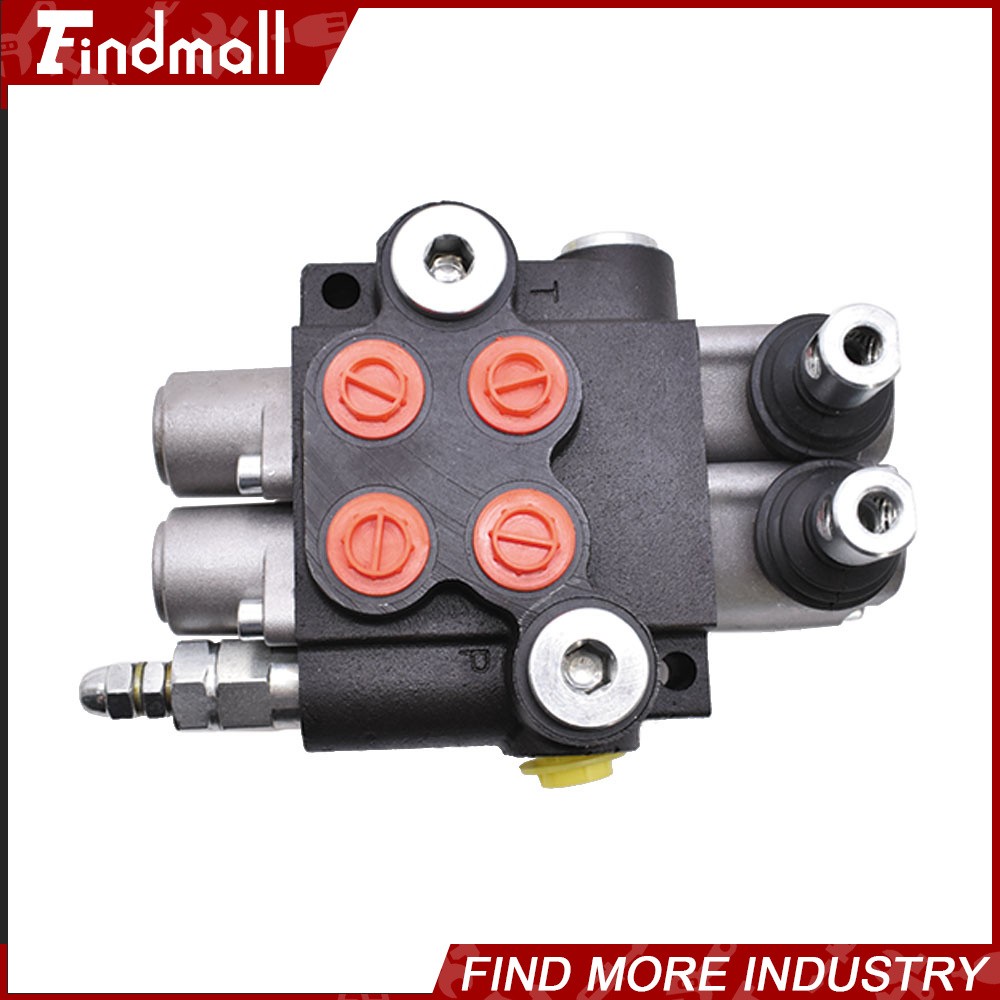 Findmall 2 Spool Hydraulic Control Valve Double Acting 13 GPM +Conversion Plug