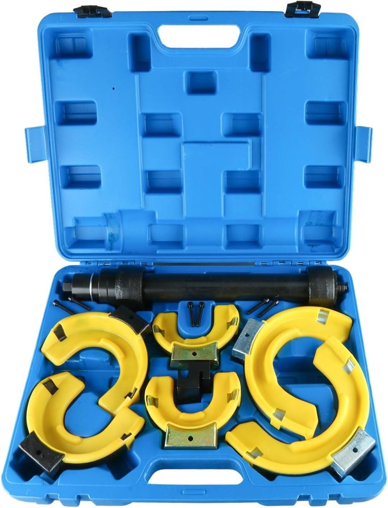 Macpherson Strut Spring Compressor Kit Interchangeable Fork Coil Extractor To...