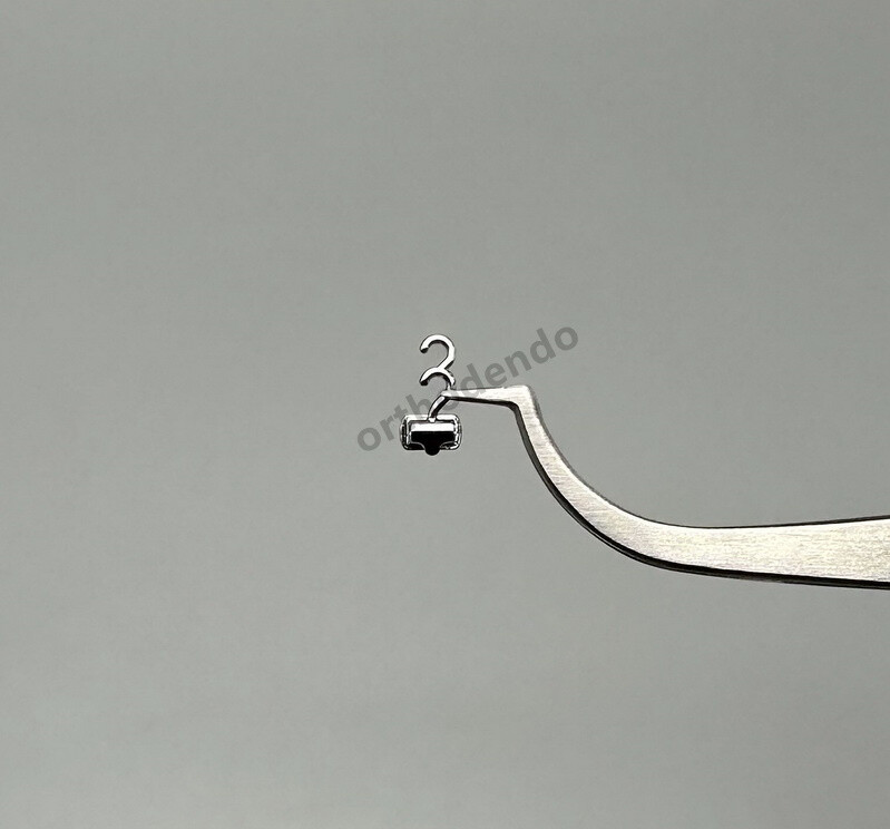 10pc/bagDental Orthodontic Crimpable Hooks Multi-Function Long Curved Left Right
