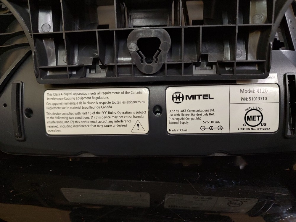 Mitel Inter-tel Encore 4120 16 Button Full Duplex Phone W/ 4100 DSS Console