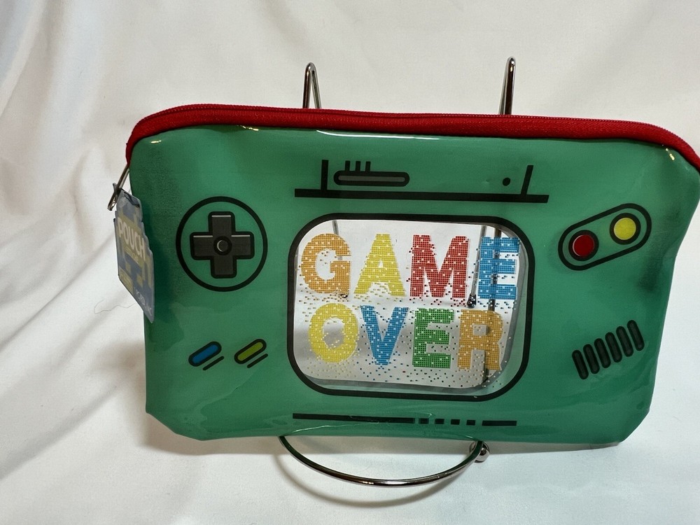 Game Over pvc pouch 5x9 with tags