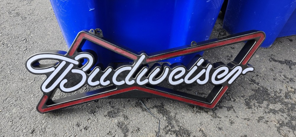 Budweiser Bowtie Opti Neon Light