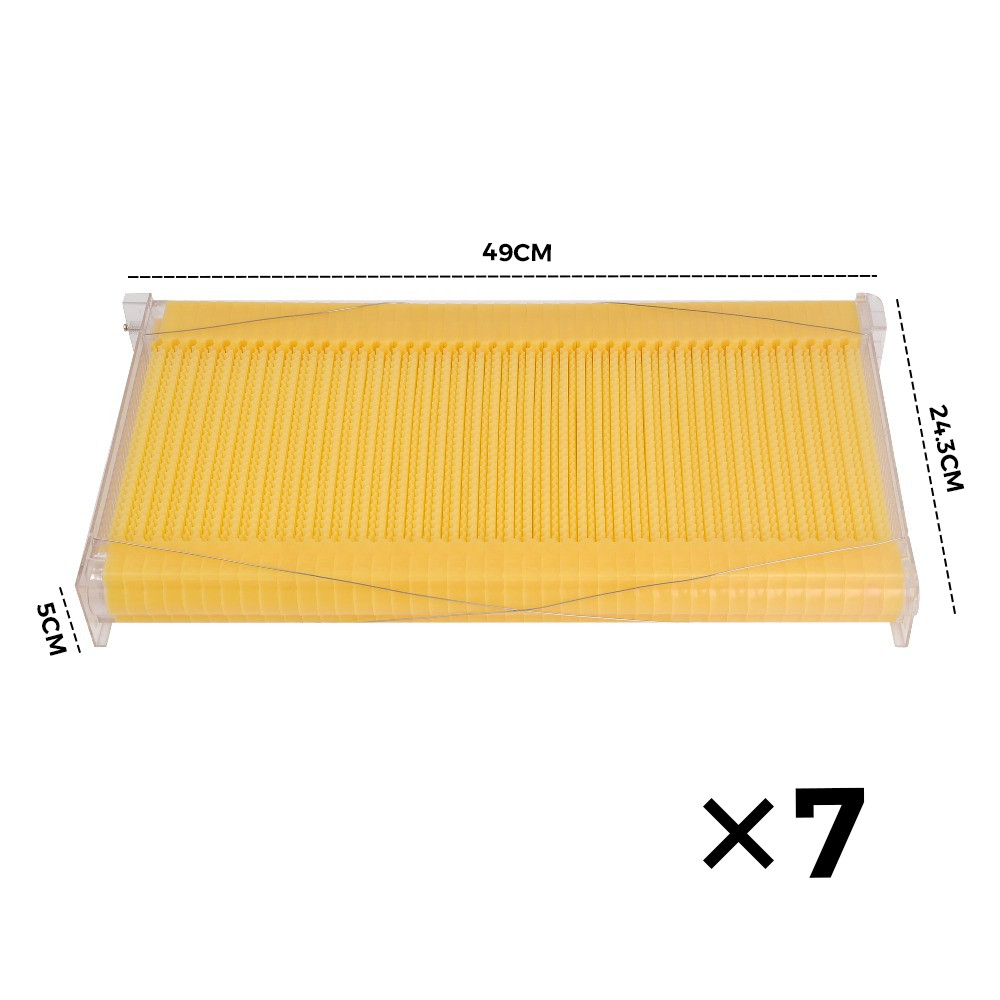7 Auto Honey Beehive Frames Upgraded Honey Comb Bee Frames Beekeeping Frames USA