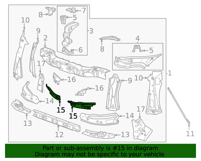 Genuine GM Inner Support 84785712