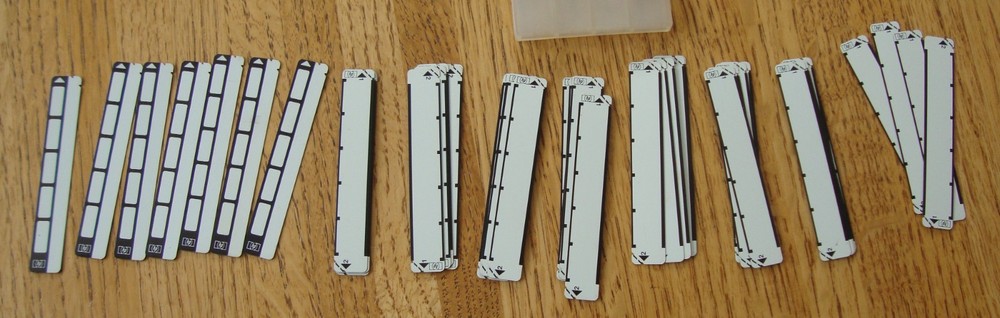 HP-65 - 2 Program Pacs, 20 Pocket Instruction Cards, Blank Program Cards