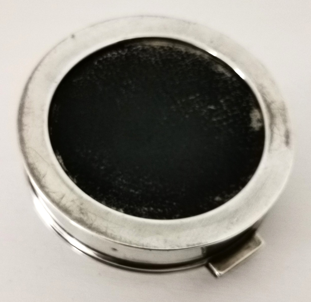 Antique Solid Silver Ring Or Trinket Box - Chester 1921