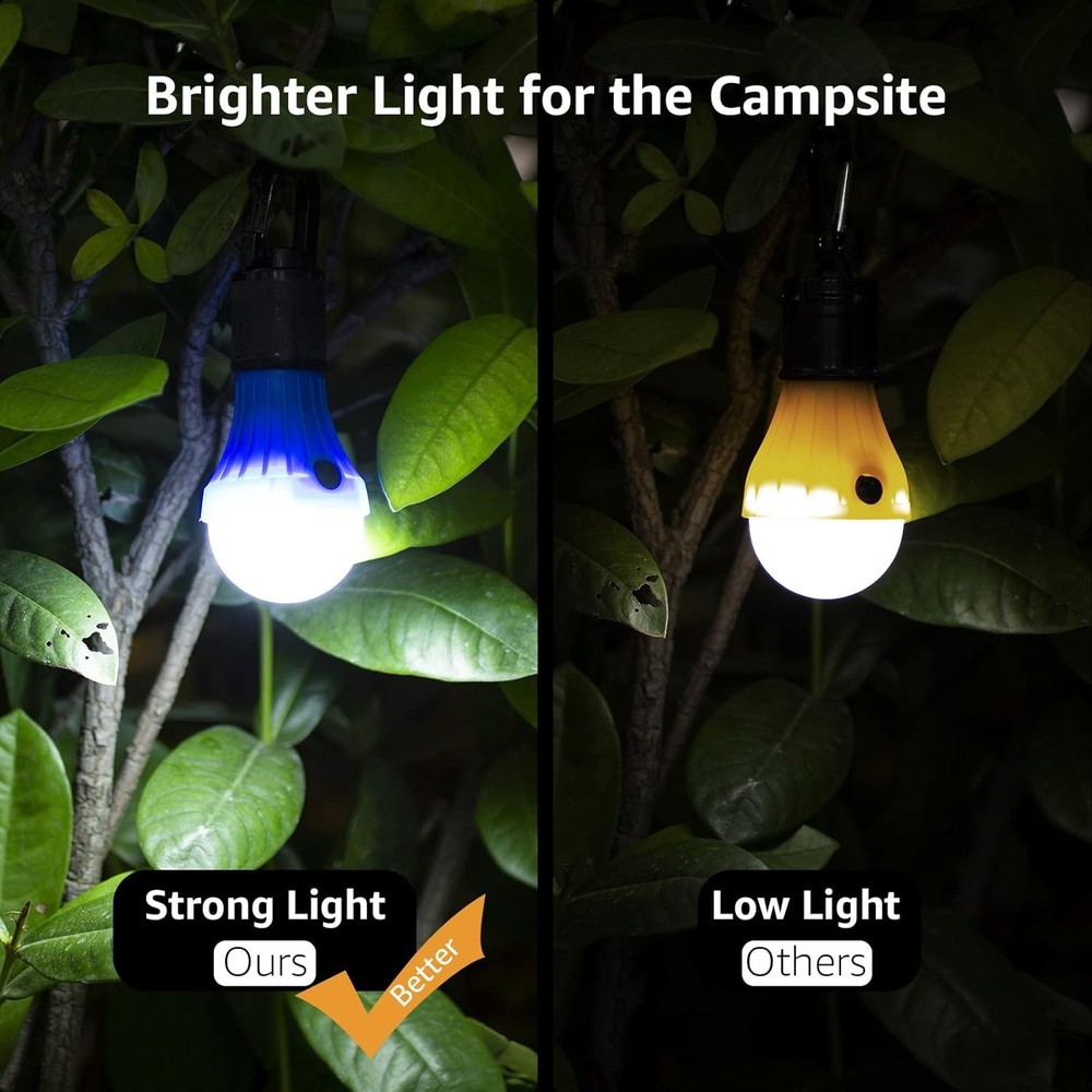 Lepro LED Camping Lantern, Camping Essentials, 3 Lighting Modes, Hanging Tent Li