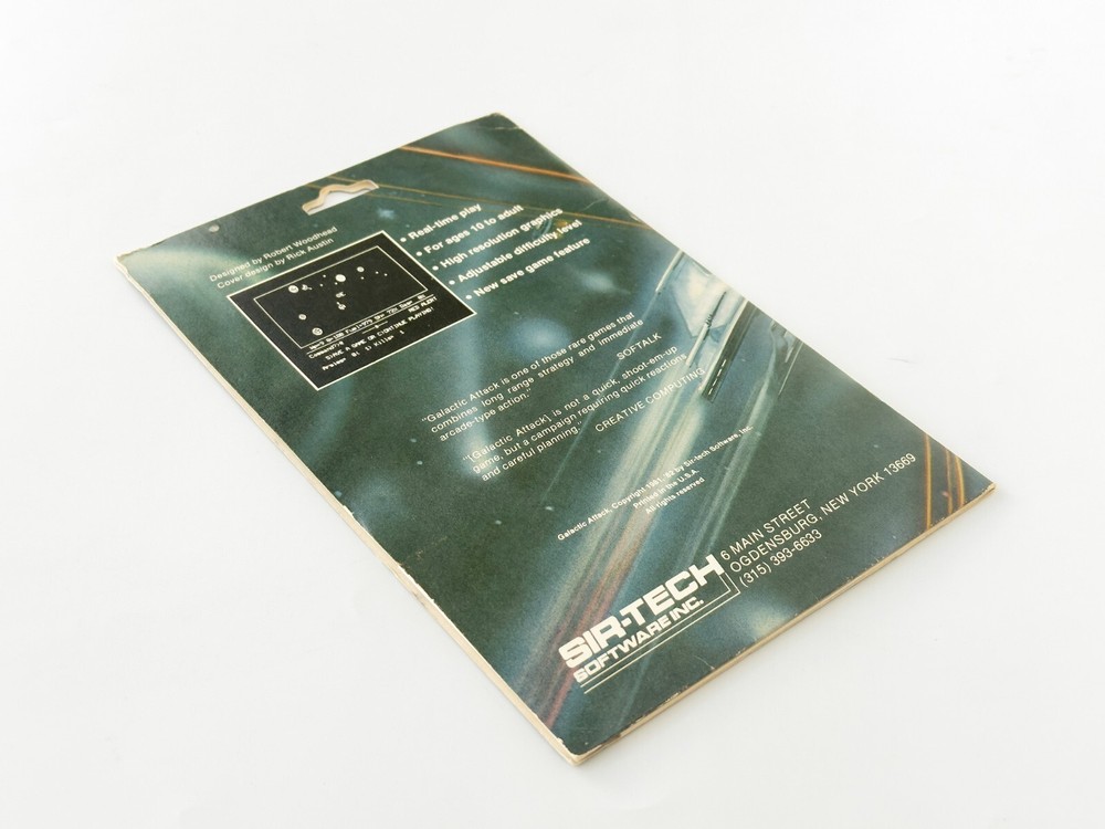 Galactic Attack - Sir-Tech - 1982 / Apple II